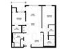 2 Bedroom Floor Plan
